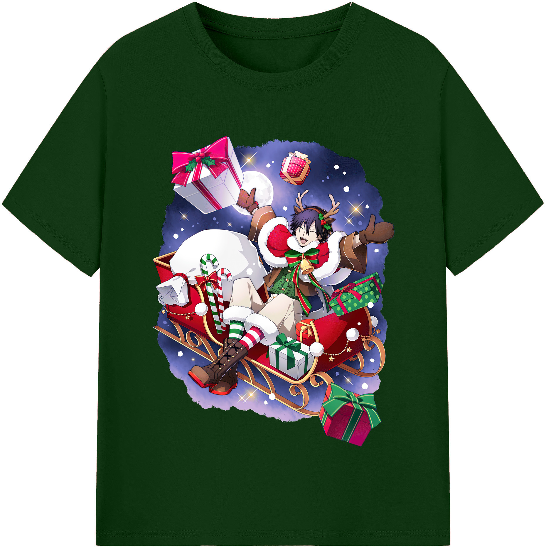 （画像用） 文豪ストレイドッグス Bungo Stray Dogs 綿100％半袖Tシャツ（フロントプリント）